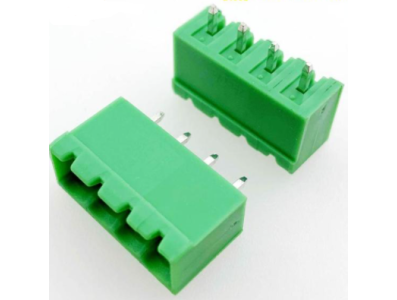 Bloco de terminais PCB KF2EDGV-4P 4 polos 5,08 mm veda&ccedil;&atilde;o verde pinos retos tipo agulha - Imagem 1
