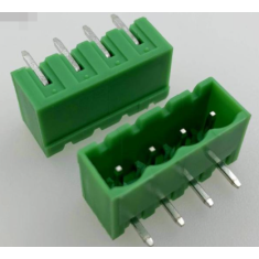 Bloco de Bornes para PCB tipo com veda&ccedil;&atilde;o verde KF2EDGR-4P 4 polos 5,08 mm agulha curva