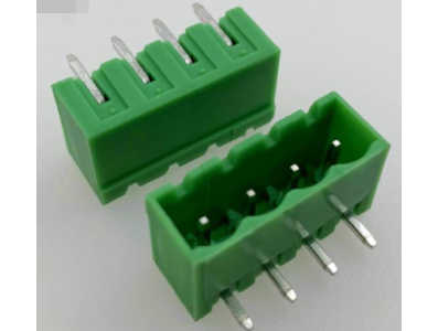 Bloco de Bornes para PCB tipo com veda&ccedil;&atilde;o verde KF2EDGR-4P 4 polos 5,08 mm agulha curva - Imagem 1