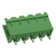 Borne para PCB tipo aberto verde KF2EDGV-5P 5,08 mm pinos retos - Thumb - 1