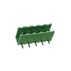 Borne para PCB tipo aberto verde KF2EDGR-5P 5,08 mm com agulha curva