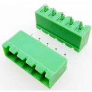 Borne PCB reto tipo agulha KF2EDGV-5P 5,08 mm com veda&ccedil;&atilde;o verde