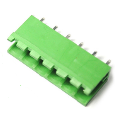 Bloco de Terminais PCB KF2EDGV-6P 5,08 mm Tipo Aberto Pino Reto Verde