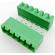 Bloco de terminais PCB KF2EDGV-6P 5,08 mm veda&ccedil;&atilde;o verde pino reto tipo agulha - Thumb - 1