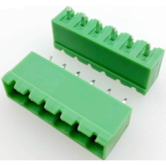 Bloco de terminais PCB KF2EDGV-6P 5,08 mm veda&ccedil;&atilde;o verde pino reto tipo agulha