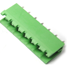 Bloco de terminais para PCB KF2EDGV-7P 7 posi&ccedil;&otilde;es passo 5,08 mm tipo aberto pinos retos verde