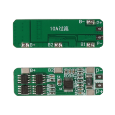 Placa de prote&ccedil;&atilde;o verde para bateria Li-ion 3S (18650) 11,1V/12,6V 12V 6A/10A, prote&ccedil;&atilde;o contra sobrecarga, sobredescarga e sobre