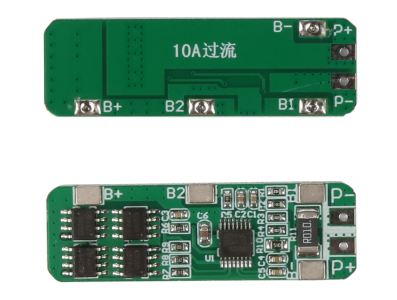 Placa de prote&ccedil;&atilde;o verde para bateria Li-ion 3S (18650) 11,1V/12,6V 12V 6A/10A, prote&ccedil;&atilde;o contra sobrecarga, sobredescarga e sobre - Imagem 1