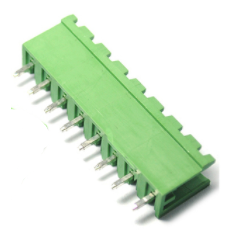 Bloco de terminais para PCB KF2EDGV-8P verde tipo aberto 8 posi&ccedil;&otilde;es 5,08 mm pinos retos