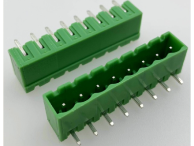 Bloco de terminais para PCB KF2EDGR-8P 8 polos 5,08 mm tipo veda&ccedil;&atilde;o verde agulha curvada - Imagem 1