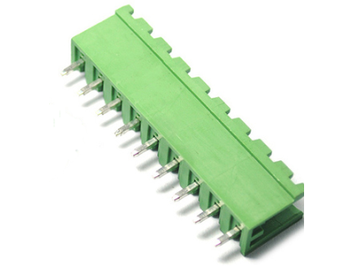 Bloco de terminais PCB KF2EDGV-9P 9 posi&ccedil;&otilde;es 5,08 mm tipo aberto agulha reta verde - Imagem 1