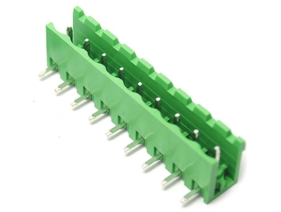 Borne tipo aberto KF2EDGR-9P 9 posi&ccedil;&otilde;es 5,08 mm agulha curva verde - Imagem 1