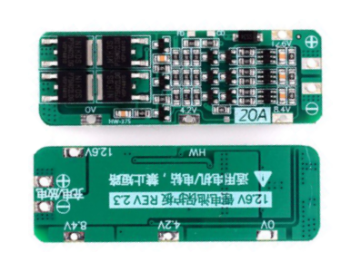 Placa de prote&ccedil;&atilde;o para bateria de &iacute;on de l&iacute;tio 3S 20A (3x 18650) 11,1 V / 12 V / 12,6 V - Imagem 7