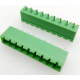 Bloco de terminais para PCB tipo veda&ccedil;&atilde;o verde KF2EDGV-9P 5,08 mm pinos retos - Thumb - 1