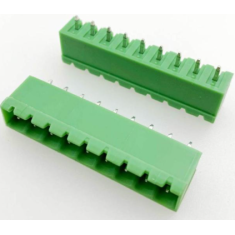 Bloco de terminais para PCB tipo veda&ccedil;&atilde;o verde KF2EDGV-9P 5,08 mm pinos retos
