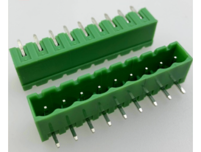 Bloco de terminais para PCB KF2EDGR-9P 5,08 mm, tipo veda&ccedil;&atilde;o verde, terminal agulha curva - Imagem 1
