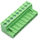 Borne terminal PCB KF2EDGK-9P 5,08 mm verde - Thumb - 1