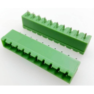 Bornes para PCB tipo veda&ccedil;&atilde;o verde KF2EDGV-10P 5,08 mm pinos retos