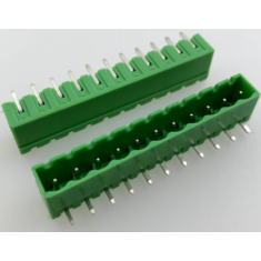 Bloco de Terminais PCB KF2EDGR-11P 11 pinos 5,08 mm agulha curvada com veda&ccedil;&atilde;o verde