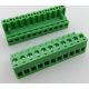 Borne de terminal para PCB KF2EDGK-11P verde 5,08 mm - Thumb - 1