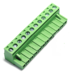 Borne terminal para PCB KF2EDGK-12P 12 posi&ccedil;&otilde;es 5,08 mm Verde