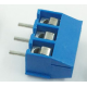 Blue KF350 3P 3.5mm PCB Terminal Socket - Thumb - 1