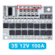 Placa PCB BMS LiFePO4 3S 100A Branca para Prote&ccedil;&atilde;o e Balanceamento de Carga - Thumb - 1