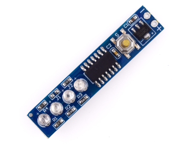 M&oacute;dulo indicador de capacidade para bateria 2S 18650 12V, testador de n&iacute;vel de carga em % com display LED - Imagem 6