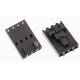 Carca&ccedil;a macho Dupont MX 2,54 mm 4 vias com trava, preta (PC) - Thumb - 1