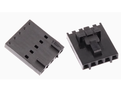 Carca&ccedil;a para conector Dupont macho MX 2,54 mm 5 pinos com trava, preta (PC) - Imagem 1