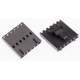 Housing Dupont macho MX 2,54 mm 6 pinos com trava, preto (PC) - Thumb - 1