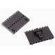 Conector Dupont macho 9 pinos 2,54 mm com trava, carca&ccedil;a preta em PC - Thumb - 1