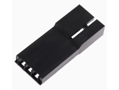 MX 2,54 mm Conector Dupont Alojamento F&ecirc;mea 3 pinos com trava Preto (PC) - Imagem 1