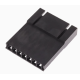 Conector Dupont f&ecirc;mea MX 2,54 mm 7 vias com trava, housing preto em PC - Thumb - 1