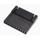 Estojo Dupont f&ecirc;mea 10 pinos 2,54 mm com trava, preto (PC) - Thumb - 1