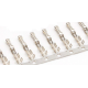 Conector housing Dupont f&ecirc;mea 2,54 mm MX preto em PC - Thumb - 1