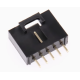 Carca&ccedil;a Dupont MX 2,54 mm 5 pinos com trava, preta (PC) - Thumb - 1