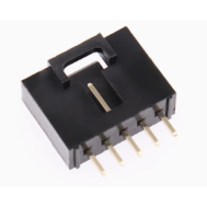 Carca&ccedil;a Dupont MX 2,54 mm 5 pinos com trava, preta (PC)