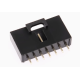 Conector Dupont Housing MX 2,54 mm 7 pinos com trava, preto (PC) - Thumb - 1