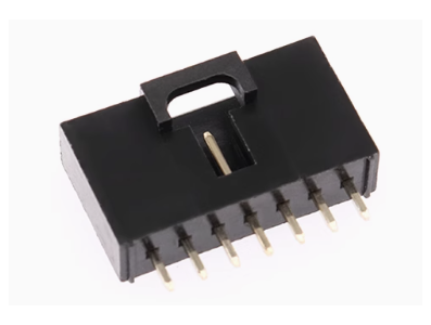 Conector Dupont Housing MX 2,54 mm 7 pinos com trava, preto (PC) - Imagem 1