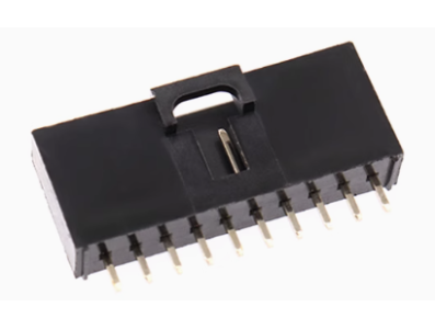 Conector Housing Dupont MX 2,54 mm 10 pinos com trava, preto (PC) - Imagem 1