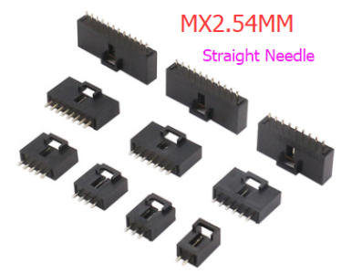 Alojamento para conector Dupont MX 2,54 mm 12 pinos com trava, preto (PC) - Imagem 1