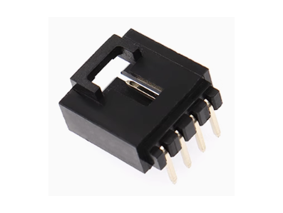 Conector Housing Dupont MX 2,54 mm 4 pinos com trava, preto (PC) - Imagem 1