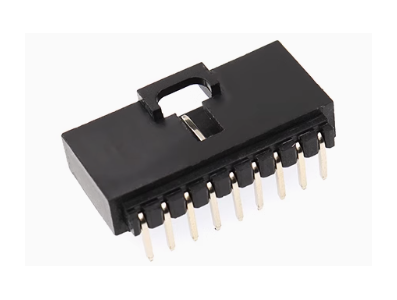 Carca&ccedil;a Dupont MX 2,54 mm 9 pinos com trava, preta (PC) - Imagem 1
