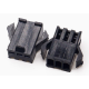 Housing Dupont macho 2,54 mm 3 pinos, preto (PC) - Thumb - 1