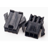 Housing Dupont macho 2,54 mm 3 pinos, preto (PC)