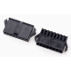 Carca&ccedil;a Dupont preta (PC) para conector pitch 2,54 mm, 8 posi&ccedil;&otilde;es, macho - Thumb - 1
