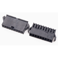 Carca&ccedil;a para conector tipo Dupont 9 pinos 2,54 mm, macho, preta (PC)