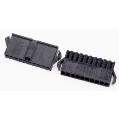 Carca&ccedil;a Dupont para conector macho 11 posi&ccedil;&otilde;es, passo 2,54 mm, preta (PC)