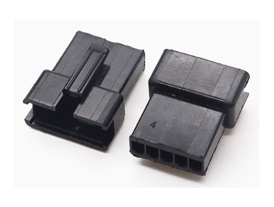 Carca&ccedil;a para conector Dupont f&ecirc;mea 5 posi&ccedil;&otilde;es, passo 2,54 mm, preta (PC) - Imagem 1